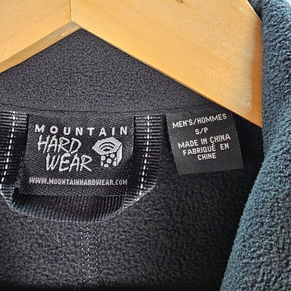 Mountain Hard Wear Mens S Jacket Fleece Charcoal Polyester Full Zip Long Sleeve - Picture 4 of 10